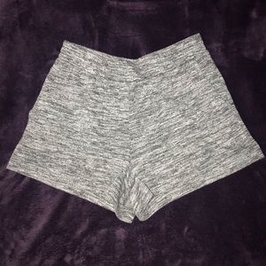 Heather Gray High Waisted PJ Shorts